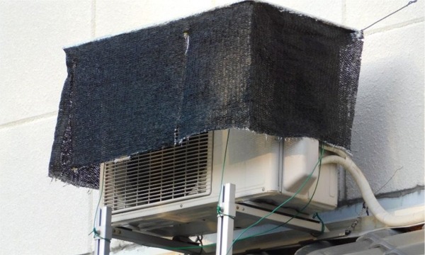 エアコンの電気代を節約する究極の室外機の遮光＆遮熱ケース2